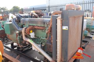 1 X Volvo Penta Diesel Generator Set, Engine Model Tad1341ge, 12.8l 6 Cylinder, Sn 2013890085, Stamford Alternator, 308kw, 1500rpm, Skid Mounted (Visible Wear And Surface Corrosion). Asset : Ge7164