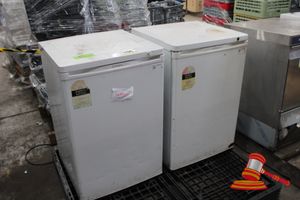 106 · 2 x WESTINGHOUSE FREEZER, APPROX W545mm x D540mm x T840mm (UNTESTED) (*NOTE - 1 x MISSING TEMP CONTROL BUTTON*) - USED