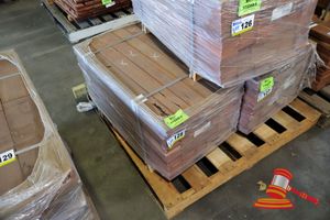 128 · PACK OF JARRAH DECKING, FEATURE, 086mm x 019mm, LM 108, 9.82M2 WITH 5mm GAP (PACK# 320026256) TRANSPORT DIMS L900mm x W500mm x 400mm