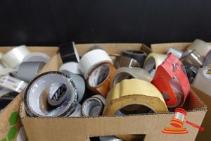 1 Box Of Assorted Tape