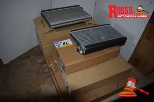 Unused Lot of 6 Assorted Size Automotive Air Conditioning Evaporators