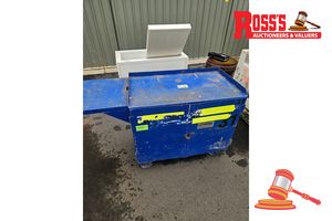 2 Door Work Shop Trolley Steel Toolbox