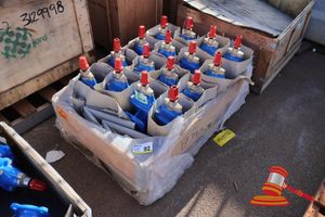 92 · APPROX 16 X AUSLITE VALVE TE CC (GATE VALVE), BLUE, 100 FL (POSS UNUSED, BOXED), ON A PALLET