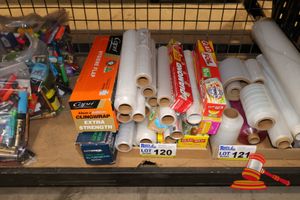 Tray Of Assorted Cling Wrap & Alfoil
