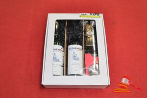 156 · 1 X ZETARMOLD WINE GIFT SET, INCLUDES: 2 X BOTTLES (PINOT GRIGIO 2024, CABERNET SAUVIGNON 2024), FERRERO ROCHER CHOCOLATES, CHOCA MAMA MIXED CHOCOLATES (BOXED)