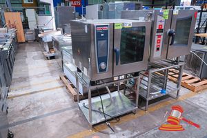 22 · RATIONAL 6 TRAY NAT GAS COMBI OVEN ON STAND. MODEL SECWE6. 850 x 800 x 1500mm (ON STAND)