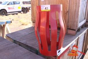 43 · 20 CRATES WITH APPROX 78 WEATHERFORD CENTRALISERS, TYPE VARIFORM UR, SIZE 11 3/4 INCH x 14 1/2 INCH, 570mm IN LENGTH, OUTSIDE DIA 310 MAX RIGID, INTERNAL DIA 303mm, BOW SPRING TYPE VS65