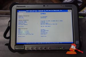 Panasonic Fz-G1 Toughpad, Intel Core I5 6300u 2.40ghz Cpu, 8gb Ram, 500gb Ssd / No Os, Heavy Screen Wear, 6520 Hours, Sn:8etsa19326 / An:Itt23559, Untested ( No Charger / Some Marks)