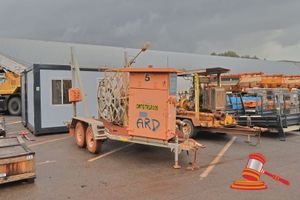 30 · ELECTRIC DEWATERING TRAILER ASSET# DWTGTRLR005, P/N PTS-005, DOM: 28/02/2011, TRAILER TARE 2840kg, ELECTRIC HOSE REAL, 4 INCH PUMP LINE WITH OVERHEAD LIGHT (MEP-20250106-1)