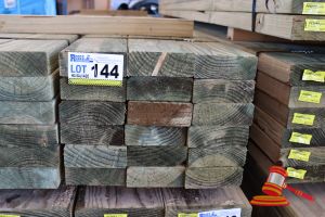 144 · 18x LENGTHS OF NON-STRUCTURAL, H4 TREATED PINE TIMBER, APPROX 120 x 45mm x 3m