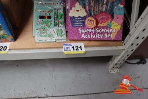 BUNDLE OF SWEET SCENTED ACTIVITY SETS AND COLOURED PENCILS, ALL UNOPENED'