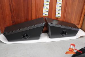 312 · PAIR OF TAPERED UNDER TRAY TOOL BOX, 750mm R&L, ALUMINIUM MATTE BLACK