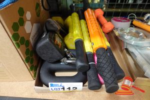 Approx 10 X Fitness Equipment, Includes: Various Dumbbells (M, Massage Rollers, Various Others (Some Marks)