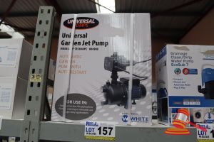 157 · UNIVERSAL GARDEN JET PUMP, MODEL: UP-TECH40PC-804908