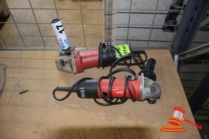 2 X Ken Angle Grinder, Model: 9925c 125mm 800w & Model 9923 100mm 860w, 220-240v, Untested
