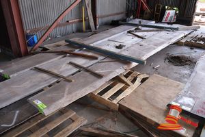 Live Edge Jarrah Slab, 6.0 X 430/840 X 55