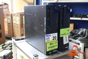 2 X Lenovo Thinkcentre Desktop Pc'S, Model: M93p, Intel I5 4570 3.2ghz Cpu, 8gb Ram, 500gb Hdd, No Os, Untested, Sn: Pc04hdc2 / Pc04hdd9 , An: Itt17608 / Itt17602 (Some Marks / No Cables)