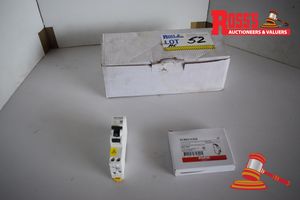 Unused Carton of 12 Clipsal Combined RCD/MCB 10amp Residual Current Breakers, Type RCBE210/30S