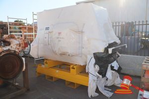 139 · 1 X TOSHIBA MOTOR, 800KW, 990 RPM, 6600V, FRAME SIZE: N560-1250, MATERIAL #: 10554265, DATE TESTED: APRIL 2023, MOTOR WEIGHT: 7600 KG, TRANSPORT FRAME: 850 KG, TOTAL WEIGHT: 8550 KG (WRAPPED, MOUNTED ON TRANSPORT FRAME)