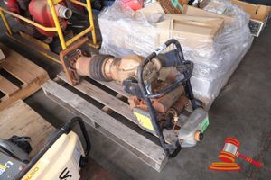 89 · METWA RAMMER, NO PLATE, APPROX; 280MM W X 280MM D X 920MM H, SOME MARKS/RUST UNTESTED, (ASSET NO:N/A)