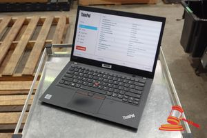 56 · LENOVO T14S, 14 INCH TOUCH NOTEBOOK, INTEL CORE i5 10210U 1.60GHZ, 8GB RAM, 256GB SSD / NO OS, SN: PC1PQ9G0 / AN:ITT31093, UNTESTED (SOME MARKS / NO CHARGER )