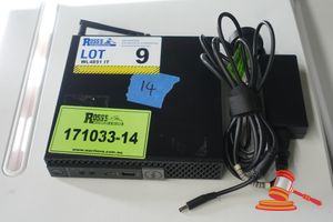 Dell Optiplex 7050 Tiny Pc, Intel I7 6700t Cpu 2.8ghz, 16gb Ram, 256gb Storage, Os Installed, Untested, Wifi Antenna, Sn: Jp1cbw2, # 14 (Some Marks / Power Adaptor Included)