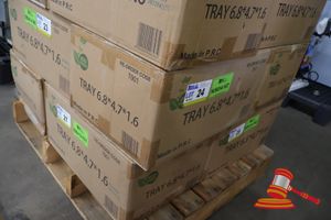 24 · APPROX 1000 X ECO FRESH DISPOSABLE FOOD TRAYS, RE-ORDER CODE 7001, IN A BOX, UNOPENED
