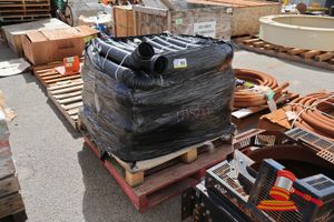 Stretch Drain, 100mm Drain Pipe, 16m Long, (Poss Unused, Shrink Wrapped), On A Pallet