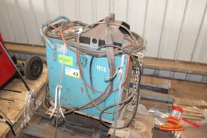 43 · TIG/Stick Welder, Make: Cigweld, Model: Transtig150, Serial: 9205045, Electric 240V 15Amp Plug, Condition: Untested
