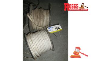 2 X Part Rolls Electrical Cable 2 Core And Earth