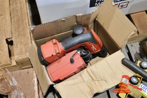 2 X Hilti Drills, Charger And 3 Batteries, Untested, In A Box