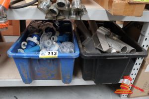 BUNDLE OF LIVE BAIT CIRCULATION PUMPS AND METAL PARTS