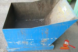119 · STEEL SKIP BIN, APPROX 900 x 600