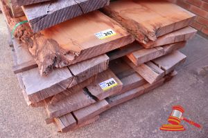 267 · 6x SHEOAK SLABS, APPROX L2500mm, VARIOUS SIZES (INSPECTION RECOMMENDED)