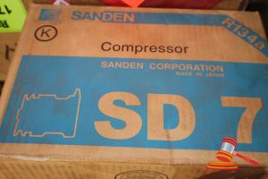 Sanden Compressor, Model; Cxsa902, 24v, 1gb, 146mm, E/Mount Cb, P/N; A902, Boxed, Poss Unused (S44#4974631926/A. Dr#1770)