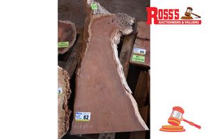 JARRAH SLICE, L1400mm x W430mm x W460 x 500mm D-35/38mm, APPROX