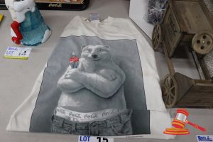 VINTAGE COCA-COLA POLAR BEAR T-SHIRT, SIZE: M