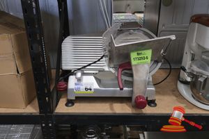 64 · 1 X NOAW COMMERCIAL MEAT SLICER, MODEL: NS 300, 230V 250W, 10AMP (PLUG), MADE IN ITALY