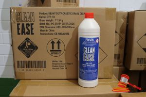 289 · 2x BOXES OF CLEAN EASY HEAVY DUTY DRAIN CLEANER, 1L, 20x BOTTLES TOTAL
