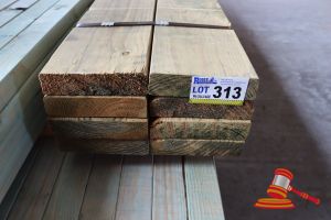 313 · 8x LENGTHS OF NON-STRUCTURAL, H4 TREATED PINE TIMBER, APPROX 190 x 45mm x 2.4m