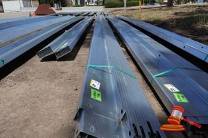 Gal Steel Z Purlins, Approx 200mm - 12 Pcs At 10.9m