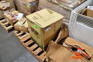 82 · PALLET OF INDUSTRIAL AUTOMATION/CONTROL COMPONENTS, APPROX 20+ BOXES, INCLUDES: REXEL, S&S, MAGELLAN, TERASAKI, SANWEST, TRANSMIN, WEIRMINER, BONFIGLI, BITZER, APAC, AMPCONTROL, MOXA, AB, CNTROLSYS, SIEMENS, EMERSON, DANFOSS, LUHR BRANDS, VARIOUS MODULES, BOARDS, RELAYS, CONTACTORS, SENSORS, CONTROLLERS (B7874569)
