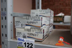 122 · 5x BOXES OF UVEX CYBRIC ST MEDIUM IMPACT SAFETY GLASSES, CODE: 9188-501