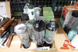 12 X Assorted Blenders Including Juicing Cup And Stick Blender. Brands Includenutri Bullet, Ninja, Blend Jet (Untested)