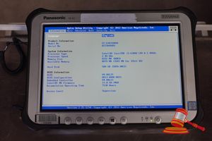 6 · PANASONIC FZ-G1 TOUGHPAD, INTEL CORE i5 6300U 2.40GHZ CPU, 8GB RAM, 500 SSD / NO OS, 7130 HOURS, SN:8ITSA44481 AN:ITT24589, UNTESTED ( NO CHARGER / SOME MARKS)