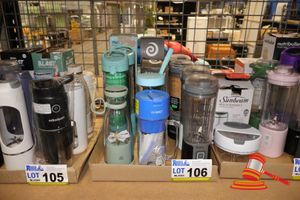 106 · 12 X ASSORTED PORTABLE BLENDERS INCLUDING NINJA, BLENDJET, NUTRIBULLET & SCULLERY. UNTESTED