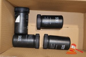 87 · 4 X SGS OIL SAMPLE CONTAINER, BOXED (CMR159789, IRIS-WHEATSTONE)