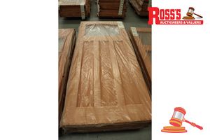 Timber Door With Panel (No Glass), Code: Ed 84, 2040 X 820 X 40mm