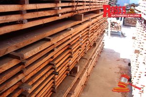 46 · RG201 - ROSEGUM STANDARD AND BETTER GRADE 100x27mm ROUGH SAWN BOARDS- 4.0-4.1m LENGTHS - APPROX TOTAL#432LM
