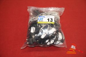 Bag Of Assorted It Accessories Including Cables & Wall Chargers